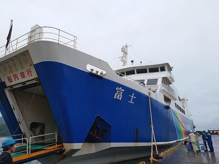 清水港湾事務所との海上輸送合同訓練3